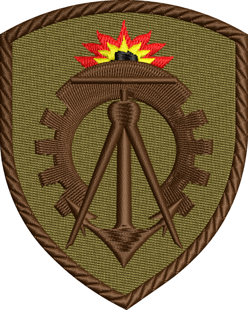 Emblema Geniu (Scut Combat) - varianta 1
